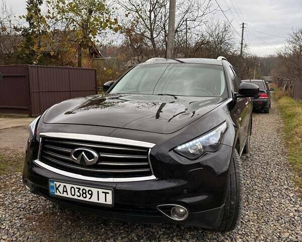 Черный Инфинити QX70, объемом двигателя 2.99 л и пробегом 169 тыс. км за 23999 $, фото 6 на Automoto.ua
