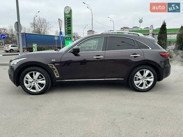 Коричневый Инфинити QX70, объемом двигателя 2.99 л и пробегом 85 тыс. км за 24500 $, фото 4 на Automoto.ua