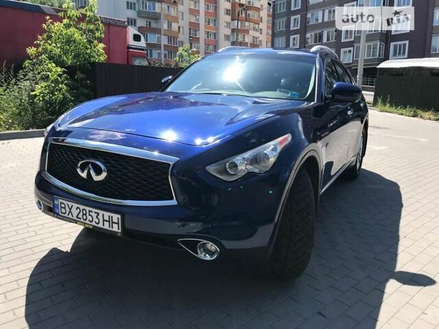 Синий Инфинити QX70, объемом двигателя 3.7 л и пробегом 90 тыс. км за 17000 $, фото 2 на Automoto.ua