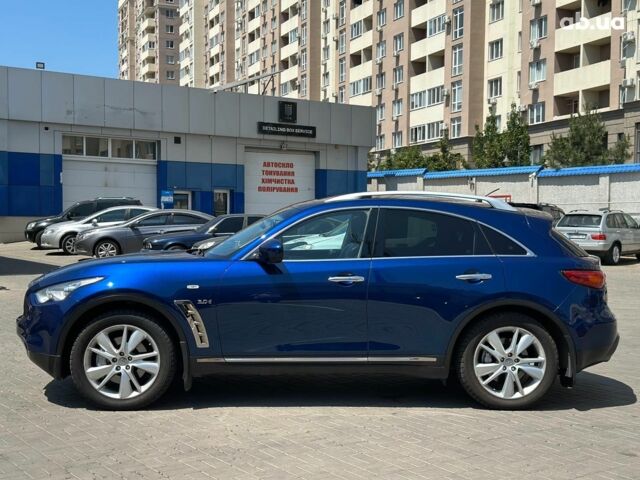 Синий Инфинити QX70, объемом двигателя 3 л и пробегом 101 тыс. км за 29490 $, фото 10 на Automoto.ua