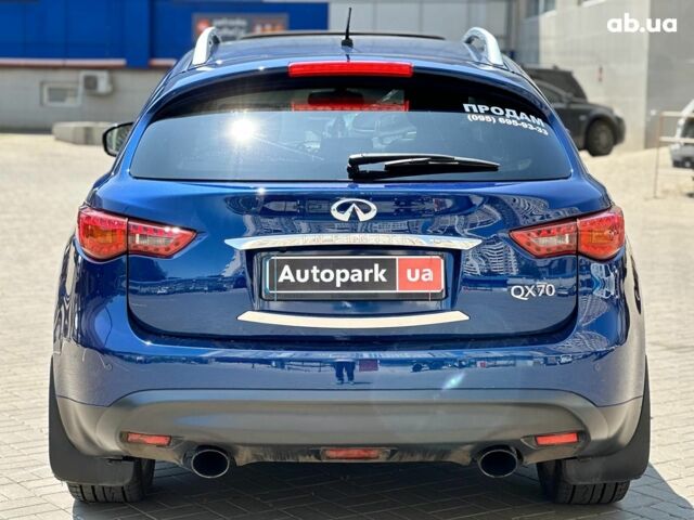 Синий Инфинити QX70, объемом двигателя 3 л и пробегом 101 тыс. км за 29490 $, фото 7 на Automoto.ua