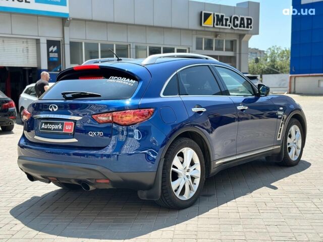 Синий Инфинити QX70, объемом двигателя 3 л и пробегом 101 тыс. км за 29490 $, фото 6 на Automoto.ua