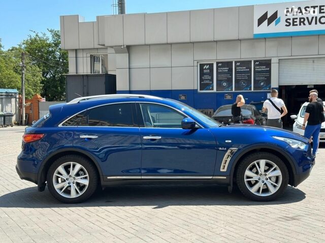 Синий Инфинити QX70, объемом двигателя 3 л и пробегом 101 тыс. км за 29490 $, фото 5 на Automoto.ua