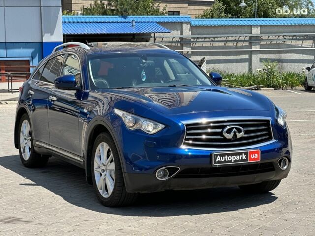 Синий Инфинити QX70, объемом двигателя 3 л и пробегом 101 тыс. км за 29490 $, фото 2 на Automoto.ua