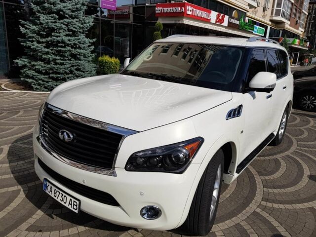 Белый Инфинити QX80, объемом двигателя 5.6 л и пробегом 2 тыс. км за 19000 $, фото 3 на Automoto.ua