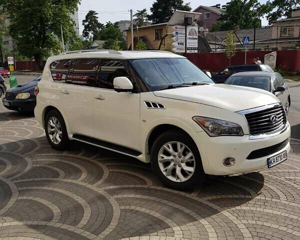 Белый Инфинити QX80, объемом двигателя 5.55 л и пробегом 155 тыс. км за 19000 $, фото 5 на Automoto.ua