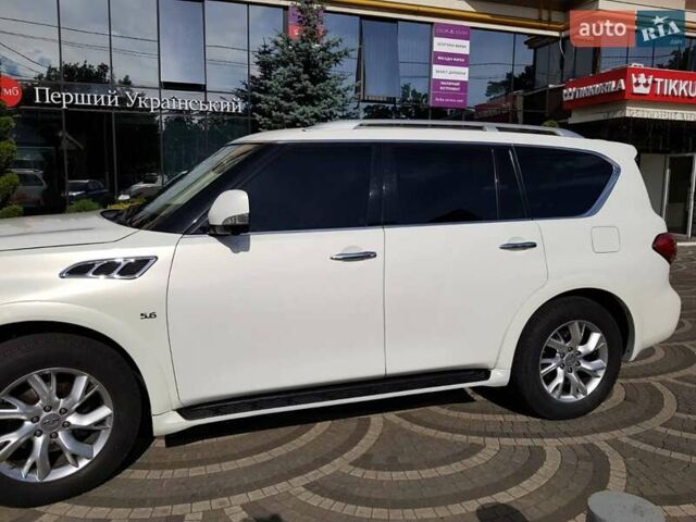 Белый Инфинити QX80, объемом двигателя 5.55 л и пробегом 155 тыс. км за 19000 $, фото 7 на Automoto.ua