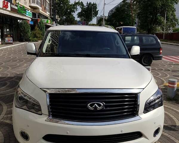 Белый Инфинити QX80, объемом двигателя 5.55 л и пробегом 155 тыс. км за 19000 $, фото 6 на Automoto.ua