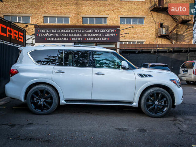 Белый Инфинити QX80, объемом двигателя 5.55 л и пробегом 81 тыс. км за 25000 $, фото 8 на Automoto.ua