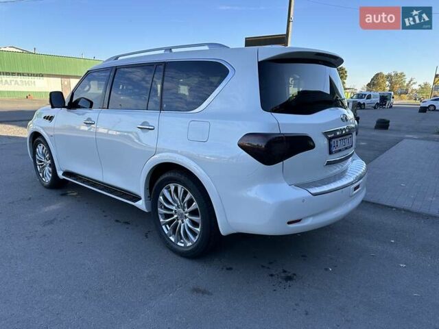 Белый Инфинити QX80, объемом двигателя 5.55 л и пробегом 48 тыс. км за 29900 $, фото 13 на Automoto.ua