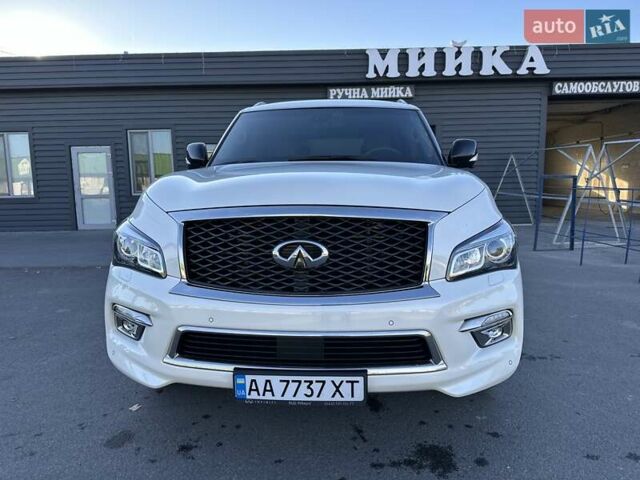 Белый Инфинити QX80, объемом двигателя 5.55 л и пробегом 48 тыс. км за 29900 $, фото 9 на Automoto.ua