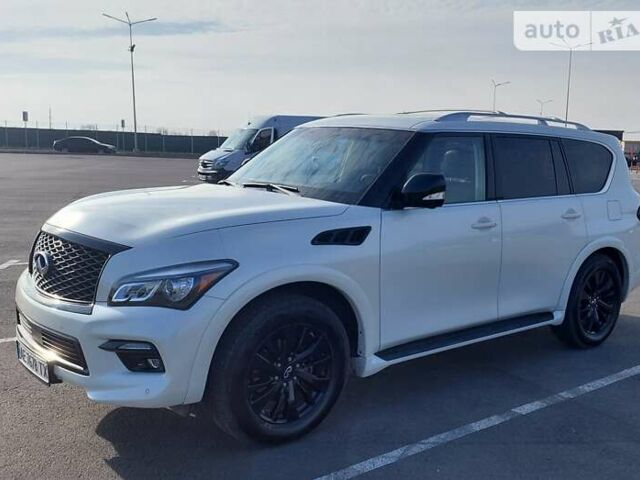 Белый Инфинити QX80, объемом двигателя 5.55 л и пробегом 97 тыс. км за 28500 $, фото 15 на Automoto.ua