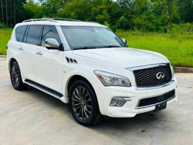 Белый Инфинити QX80, объемом двигателя 5.6 л и пробегом 54 тыс. км за 5100 $, фото 3 на Automoto.ua