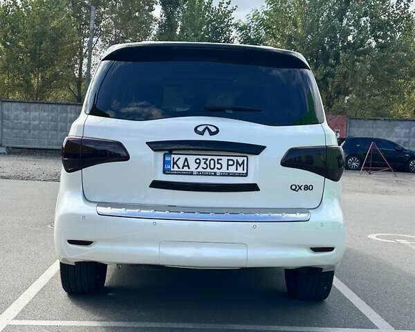 Белый Инфинити QX80, объемом двигателя 5.55 л и пробегом 44 тыс. км за 33000 $, фото 5 на Automoto.ua