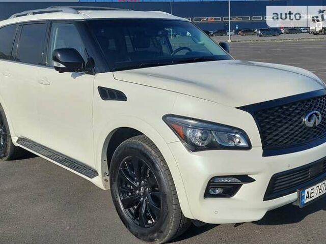 Белый Инфинити QX80, объемом двигателя 5.55 л и пробегом 97 тыс. км за 28500 $, фото 28 на Automoto.ua