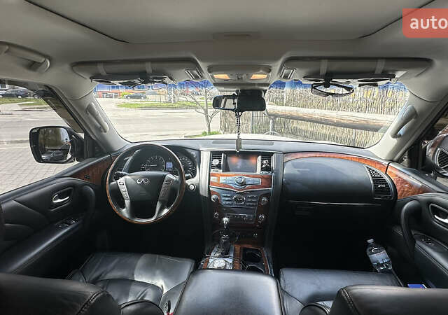 Белый Инфинити QX80, объемом двигателя 5.55 л и пробегом 153 тыс. км за 34999 $, фото 15 на Automoto.ua