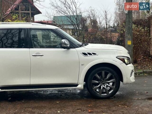 Белый Инфинити QX80, объемом двигателя 5.6 л и пробегом 172 тыс. км за 22990 $, фото 11 на Automoto.ua