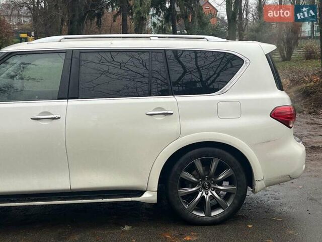 Белый Инфинити QX80, объемом двигателя 5.6 л и пробегом 172 тыс. км за 22990 $, фото 5 на Automoto.ua