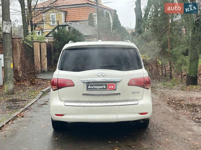 Белый Инфинити QX80, объемом двигателя 5.6 л и пробегом 172 тыс. км за 22990 $, фото 8 на Automoto.ua