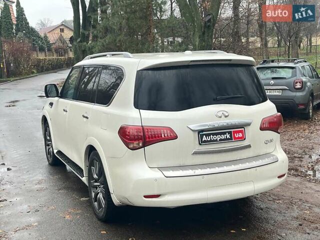 Белый Инфинити QX80, объемом двигателя 5.6 л и пробегом 172 тыс. км за 22990 $, фото 7 на Automoto.ua
