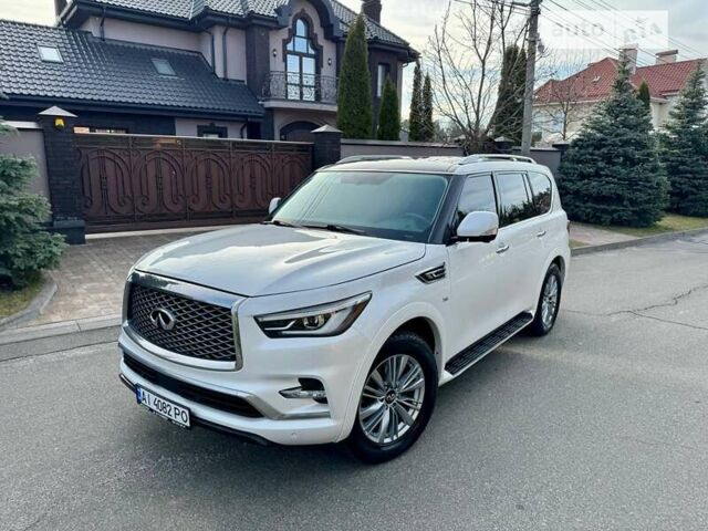 Белый Инфинити QX80, объемом двигателя 5.6 л и пробегом 77 тыс. км за 33750 $, фото 76 на Automoto.ua