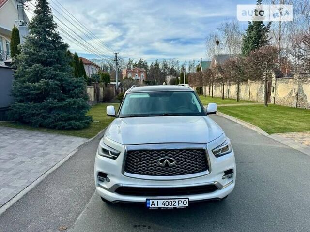 Белый Инфинити QX80, объемом двигателя 5.6 л и пробегом 77 тыс. км за 33750 $, фото 13 на Automoto.ua