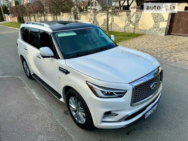 Білий Інфініті QX80, об'ємом двигуна 5.6 л та пробігом 77 тис. км за 32950 $, фото 20 на Automoto.ua