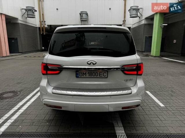 Белый Инфинити QX80, объемом двигателя 5.55 л и пробегом 57 тыс. км за 44000 $, фото 15 на Automoto.ua