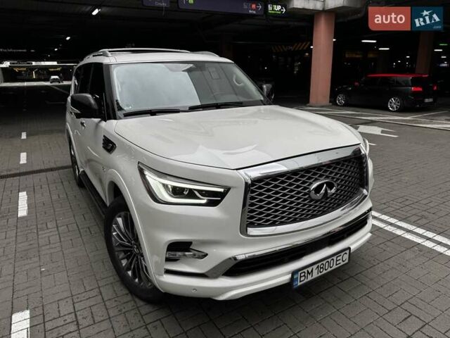 Белый Инфинити QX80, объемом двигателя 5.55 л и пробегом 57 тыс. км за 44000 $, фото 7 на Automoto.ua