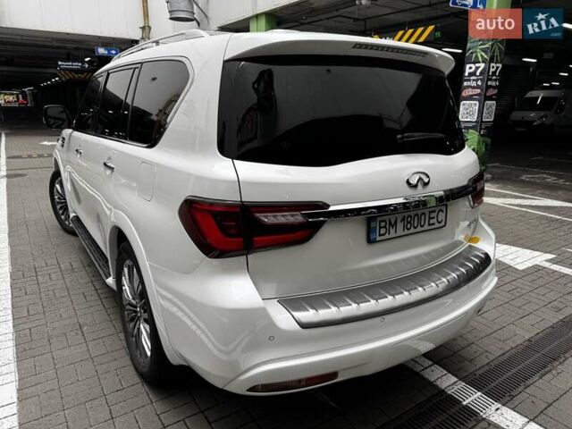 Белый Инфинити QX80, объемом двигателя 5.55 л и пробегом 57 тыс. км за 44000 $, фото 10 на Automoto.ua