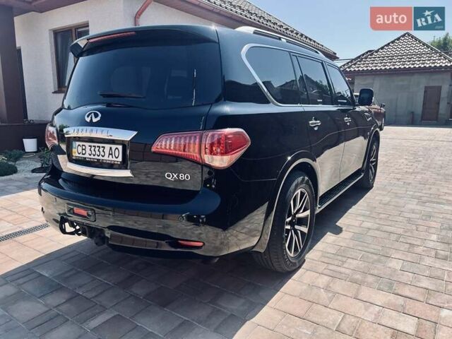 Черный Инфинити QX80, объемом двигателя 5.55 л и пробегом 165 тыс. км за 22000 $, фото 8 на Automoto.ua