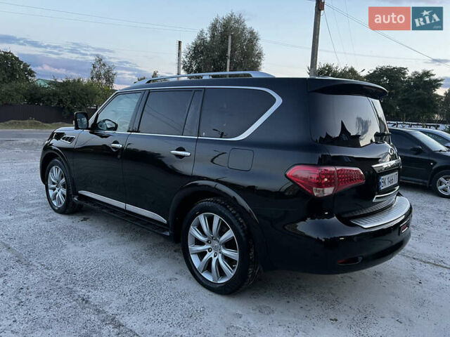 Черный Инфинити QX80, объемом двигателя 5.55 л и пробегом 298 тыс. км за 20700 $, фото 5 на Automoto.ua