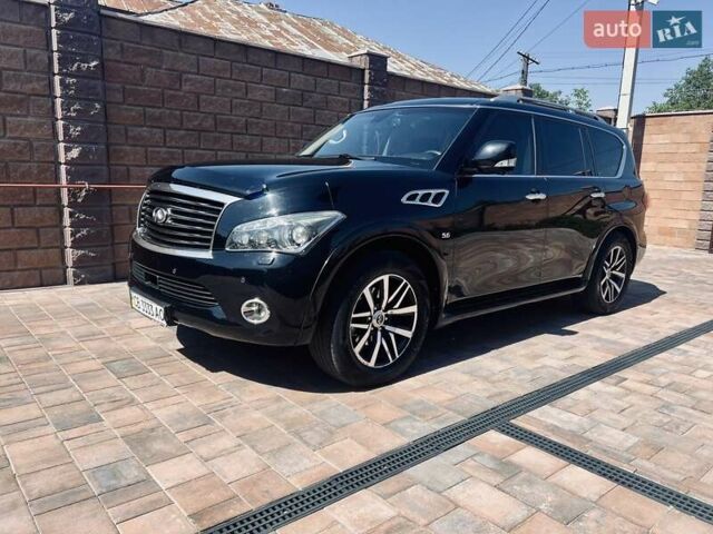 Черный Инфинити QX80, объемом двигателя 5.55 л и пробегом 165 тыс. км за 22000 $, фото 2 на Automoto.ua