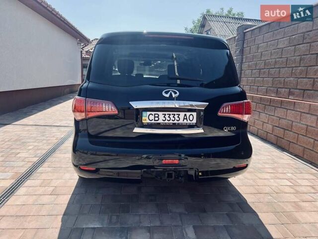 Черный Инфинити QX80, объемом двигателя 5.55 л и пробегом 165 тыс. км за 22000 $, фото 10 на Automoto.ua