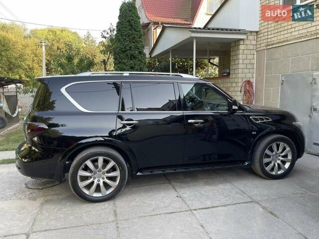 Черный Инфинити QX80, объемом двигателя 5.55 л и пробегом 198 тыс. км за 21999 $, фото 8 на Automoto.ua