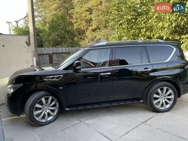 Черный Инфинити QX80, объемом двигателя 5.55 л и пробегом 198 тыс. км за 21999 $, фото 9 на Automoto.ua