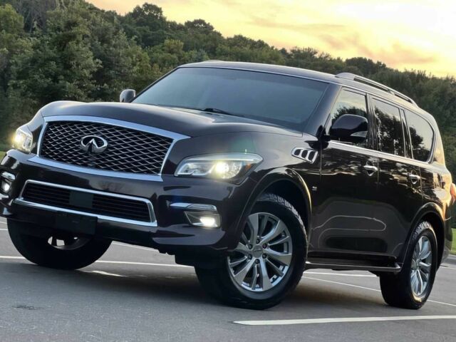 Черный Инфинити QX80, объемом двигателя 5.6 л и пробегом 74 тыс. км за 13000 $, фото 1 на Automoto.ua