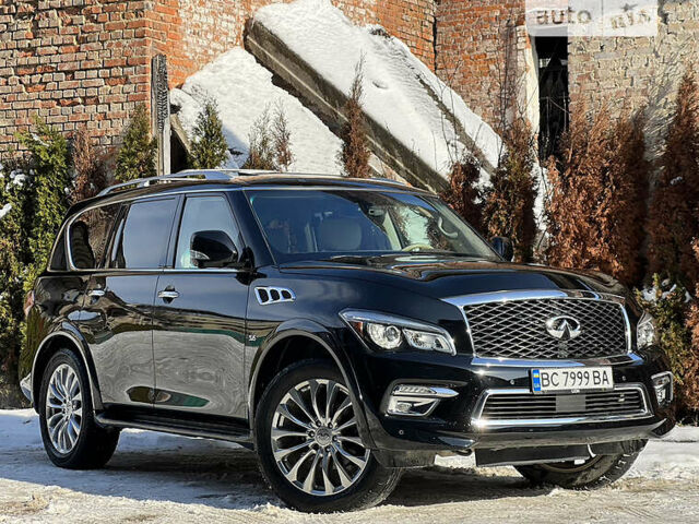 Черный Инфинити QX80, объемом двигателя 5.6 л и пробегом 169 тыс. км за 28900 $, фото 6 на Automoto.ua