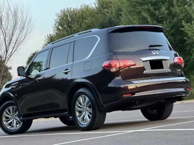 Черный Инфинити QX80, объемом двигателя 5.6 л и пробегом 74 тыс. км за 13000 $, фото 3 на Automoto.ua