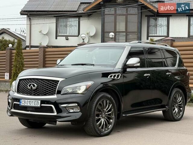 Чорний Інфініті QX80, об'ємом двигуна 5.55 л та пробігом 158 тис. км за 24500 $, фото 7 на Automoto.ua