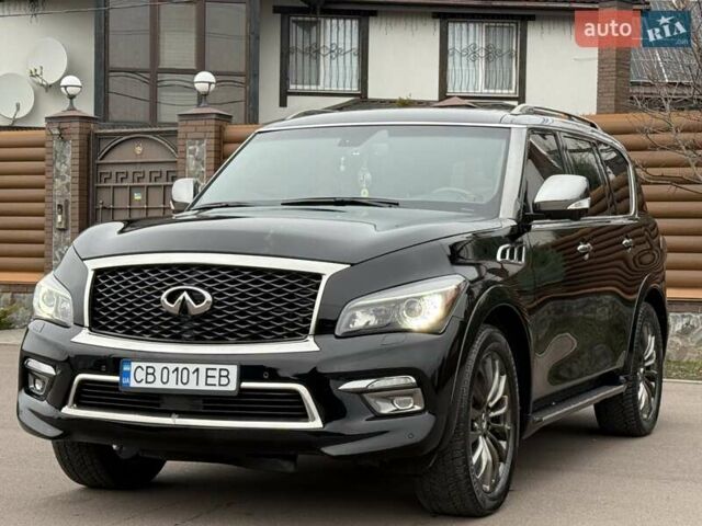 Чорний Інфініті QX80, об'ємом двигуна 5.55 л та пробігом 158 тис. км за 24500 $, фото 2 на Automoto.ua