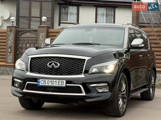 Чорний Інфініті QX80, об'ємом двигуна 5.55 л та пробігом 158 тис. км за 24500 $, фото 1 на Automoto.ua