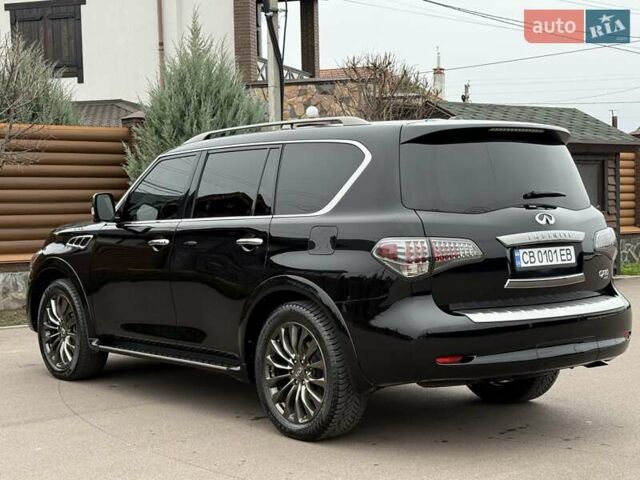 Чорний Інфініті QX80, об'ємом двигуна 5.55 л та пробігом 158 тис. км за 24500 $, фото 26 на Automoto.ua
