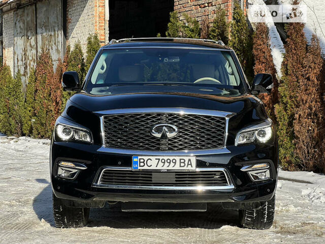 Черный Инфинити QX80, объемом двигателя 5.6 л и пробегом 169 тыс. км за 28900 $, фото 4 на Automoto.ua