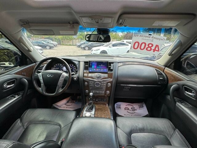 Черный Инфинити QX80, объемом двигателя 5.6 л и пробегом 179 тыс. км за 21950 $, фото 14 на Automoto.ua