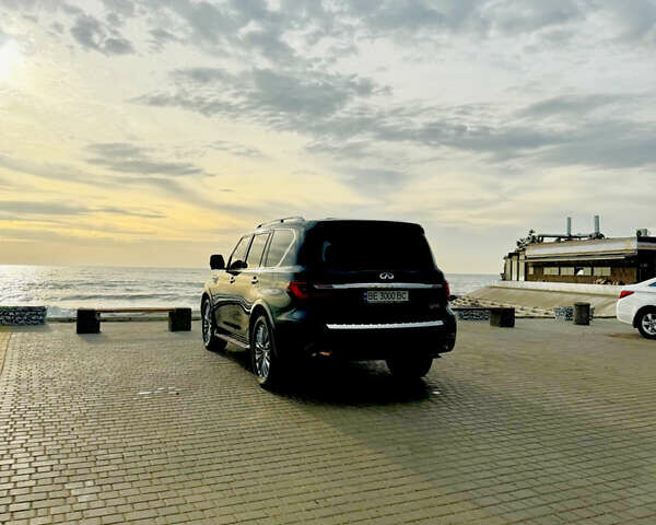 Черный Инфинити QX80, объемом двигателя 5.55 л и пробегом 58 тыс. км за 41000 $, фото 6 на Automoto.ua