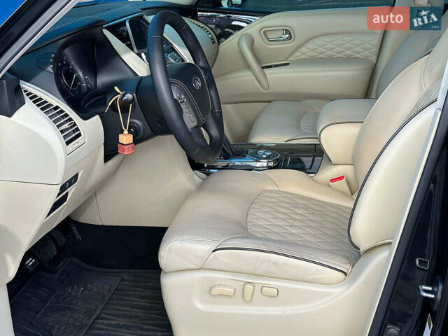 Черный Инфинити QX80, объемом двигателя 5.6 л и пробегом 95 тыс. км за 34490 $, фото 9 на Automoto.ua