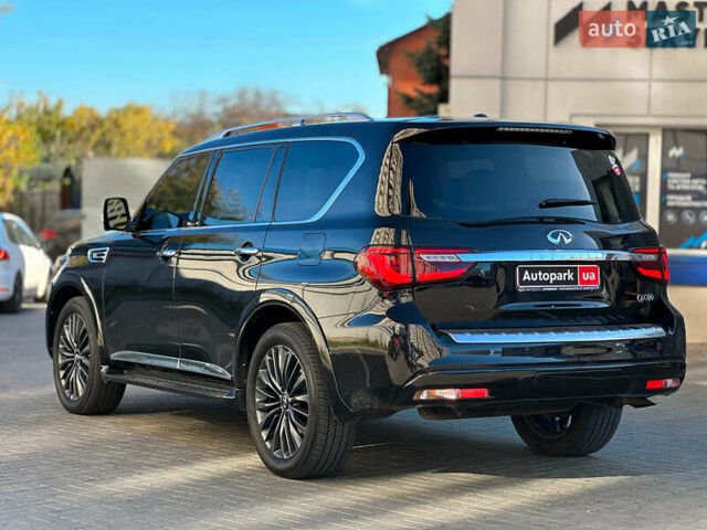 Черный Инфинити QX80, объемом двигателя 5.6 л и пробегом 95 тыс. км за 34490 $, фото 5 на Automoto.ua