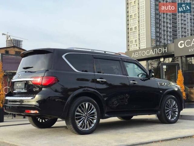 Черный Инфинити QX80, объемом двигателя 5.55 л и пробегом 62 тыс. км за 36800 $, фото 3 на Automoto.ua