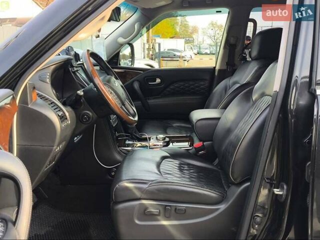 Черный Инфинити QX80, объемом двигателя 5.55 л и пробегом 62 тыс. км за 36800 $, фото 19 на Automoto.ua